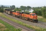 BNSF SB coal train